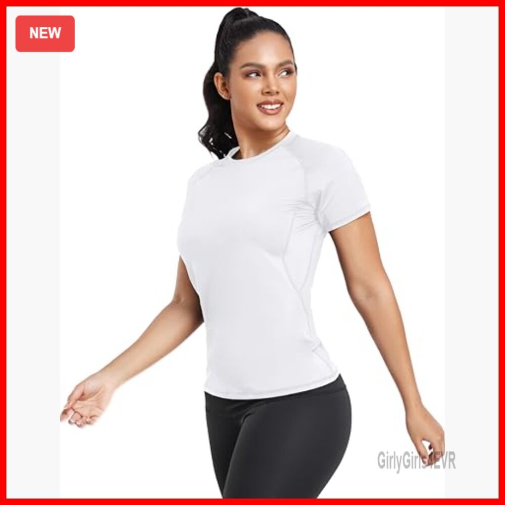 4 Pack Compression Workout T-Shirts Quick Dry Ath… - image 3